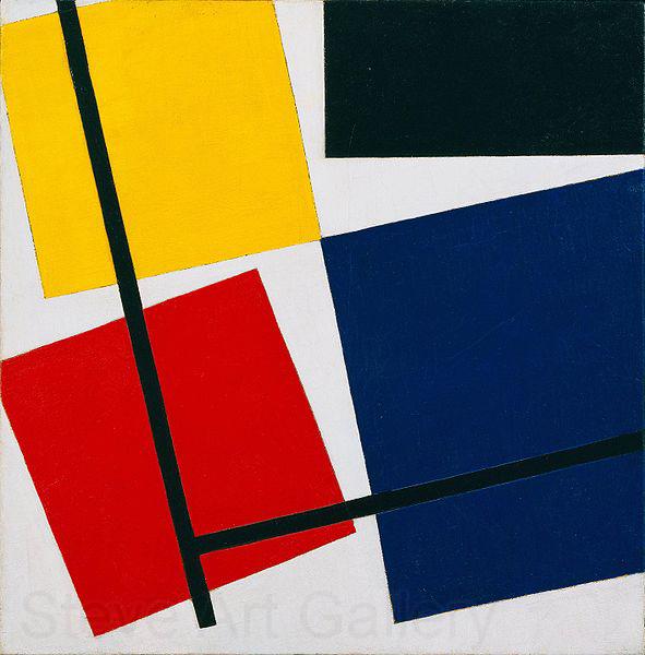 Theo van Doesburg Simultaneous Counter-Composition. Norge oil painting art